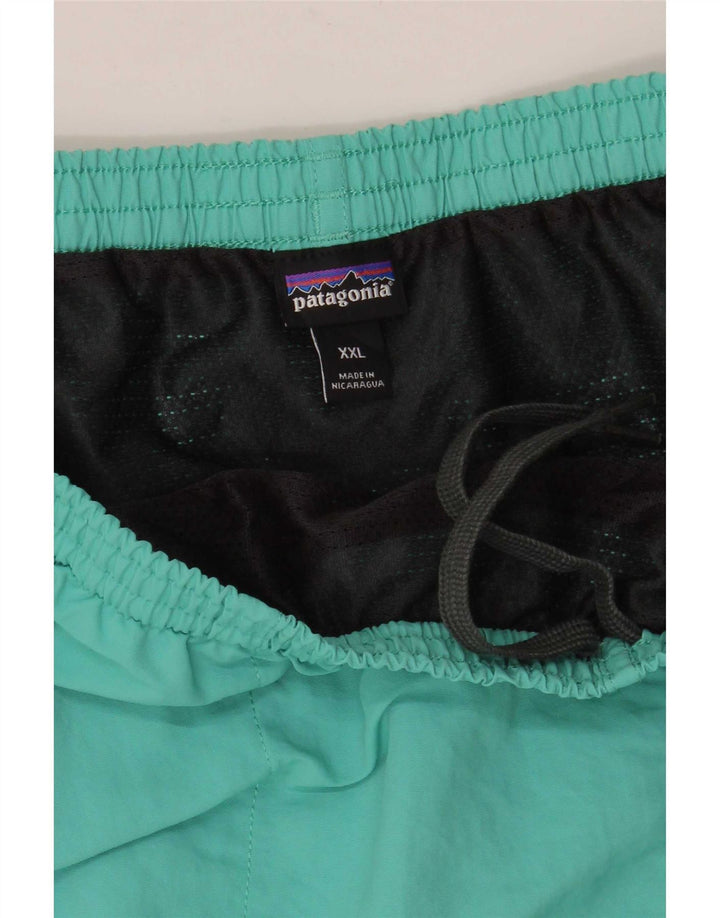 Мужские спортивные шорты Patagonia 2XL бирюзового цвета из полиэстера