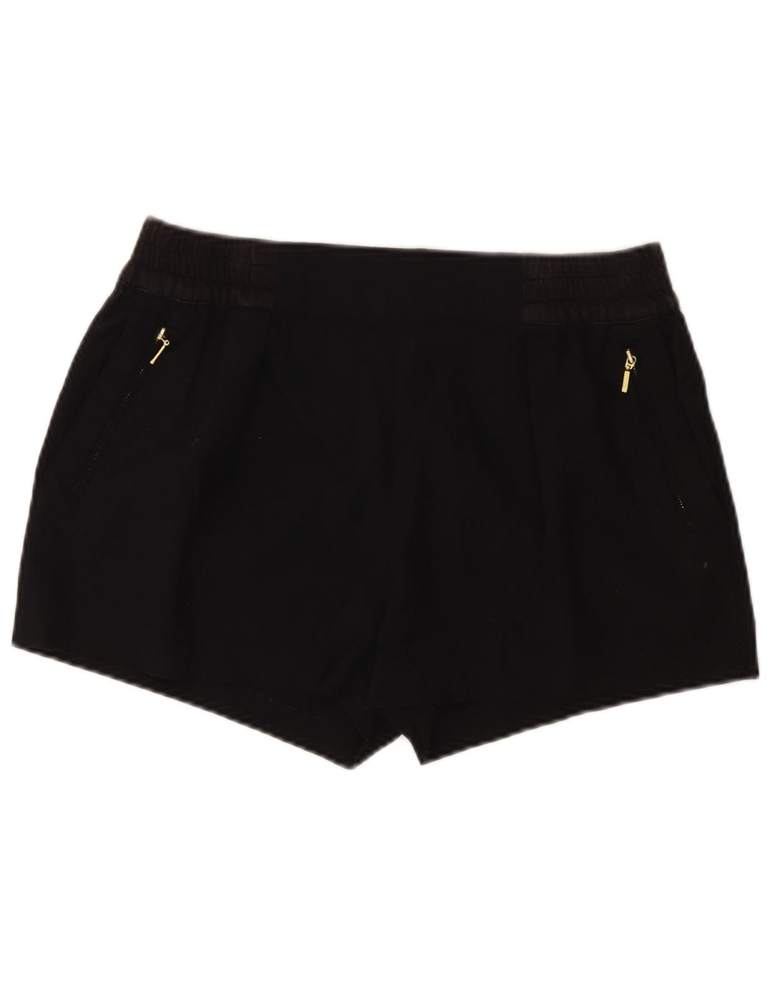 Женские повседневные шорты Zara W32, черные, полиэстер, большие размеры