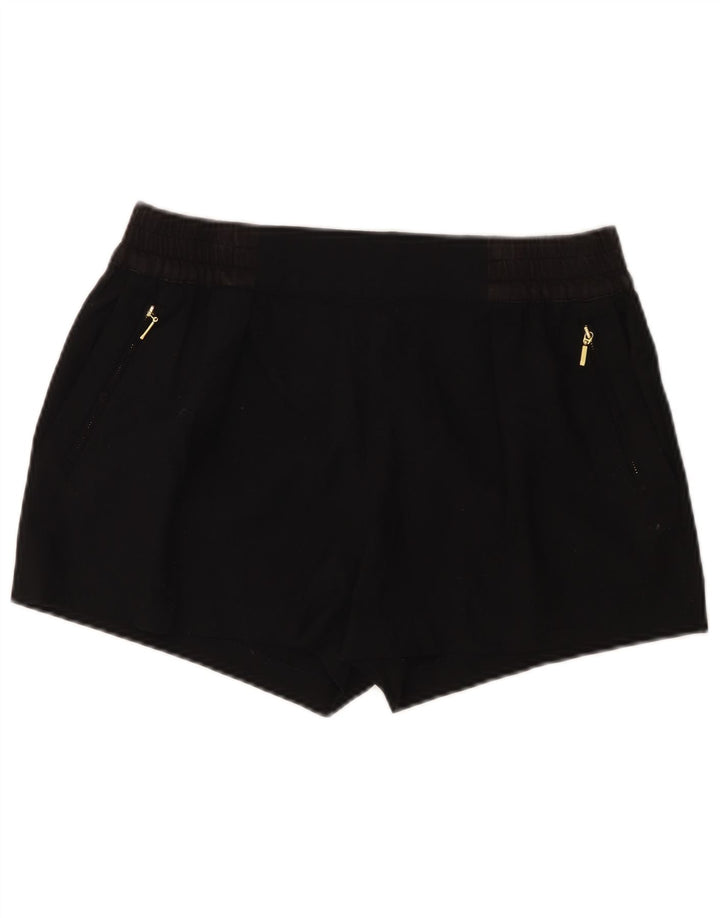 Женские повседневные шорты Zara W32, черные, полиэстер, большие размеры