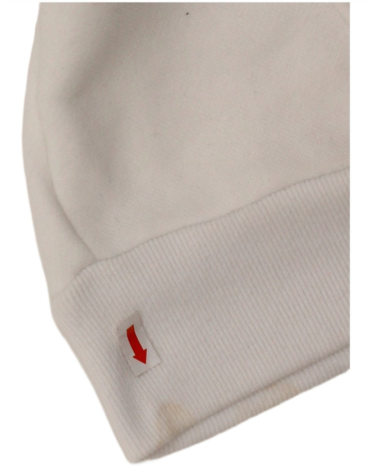 HOLLISTER Мужской джемпер с капюшоном, большой белый, хлопок