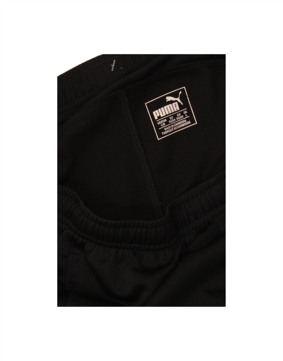 PUMA Mens Tracksuit Trousers Large  Black Polyester