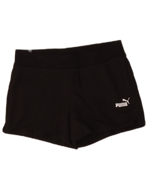Женские спортивные шорты Puma UK 16, большие черные хлопковые