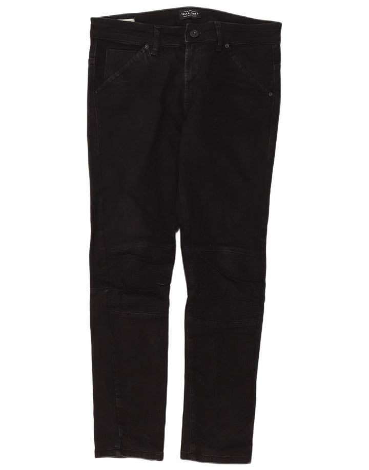 Джинсы мужские узкие Jack & Jones W32 L32 черные