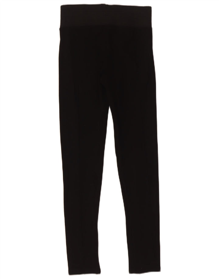 Женские леггинсы Zara UK 8, маленькие черные из вискозы