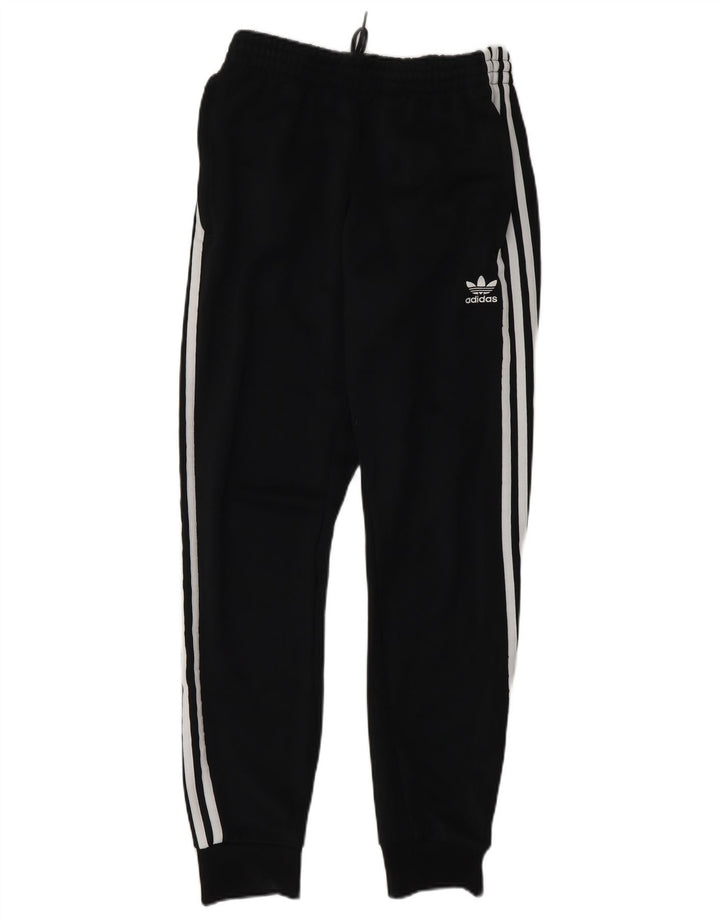 Adidas Мужские спортивные брюки Джоггеры Маленькие черные полиэстер