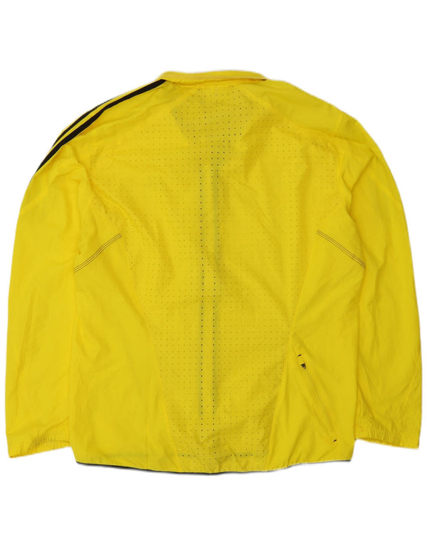 Мужская куртка-дождевик Adidas Clima Proof UK 40, большой желтый полиэстер