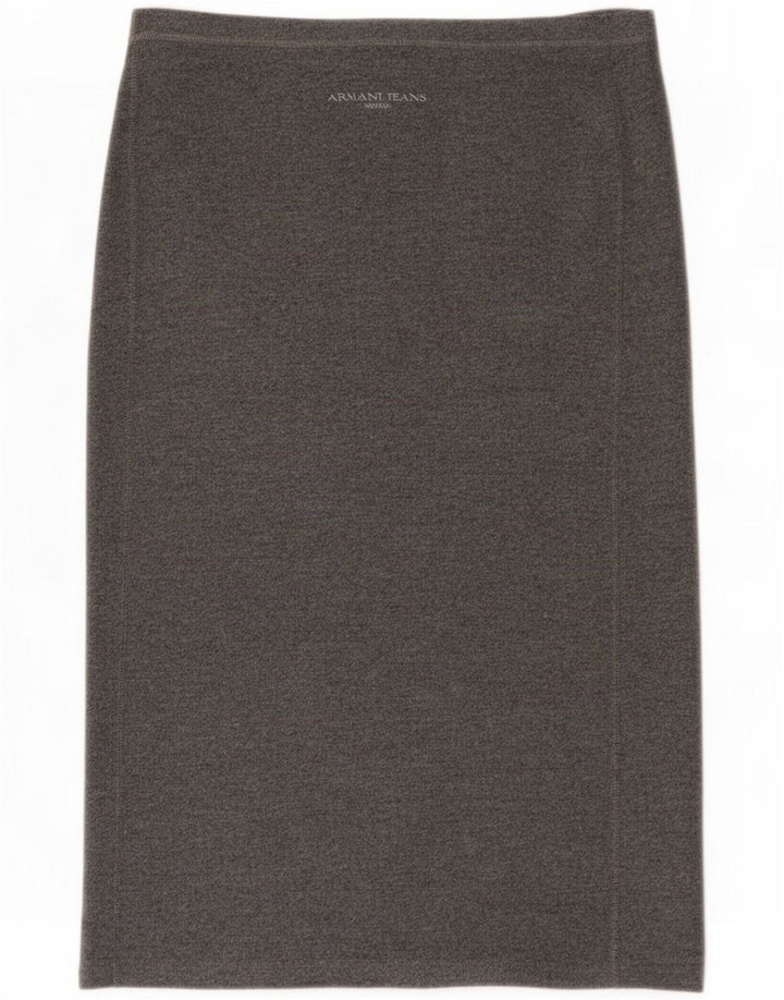 Женская трикотажная юбка с запахом Armani IT 42 Medium W30 Серый хлопок