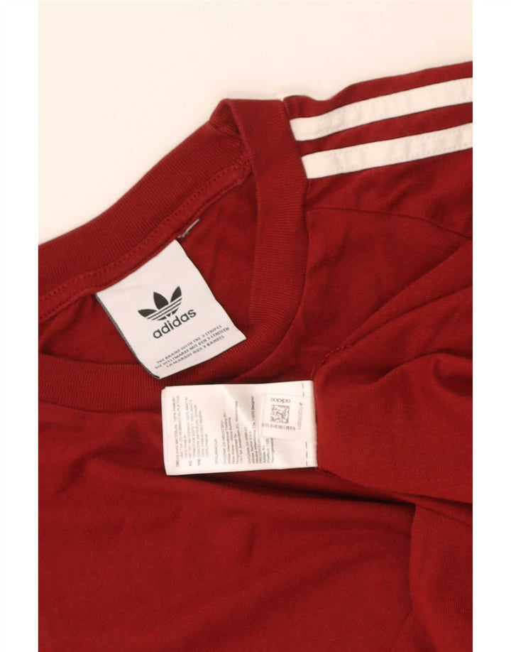 Adidas Мужская футболка Top Small Red Cotton