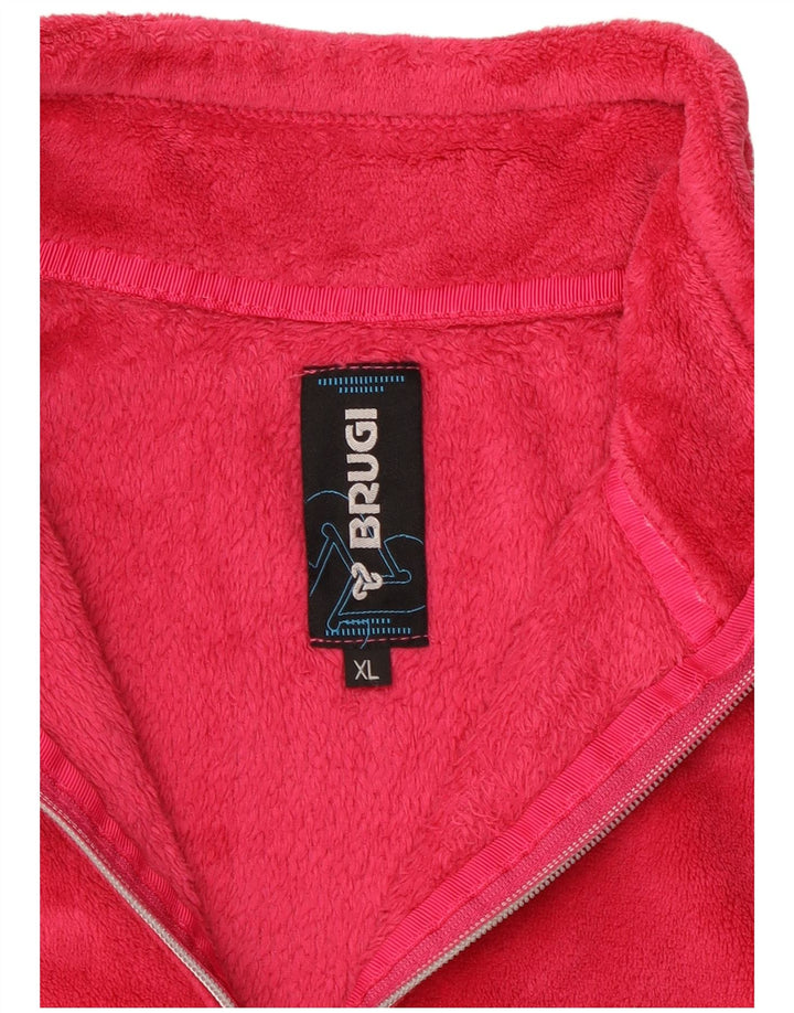 Женская флисовая куртка BRUGI UK 18 XL, розовый полиэстер