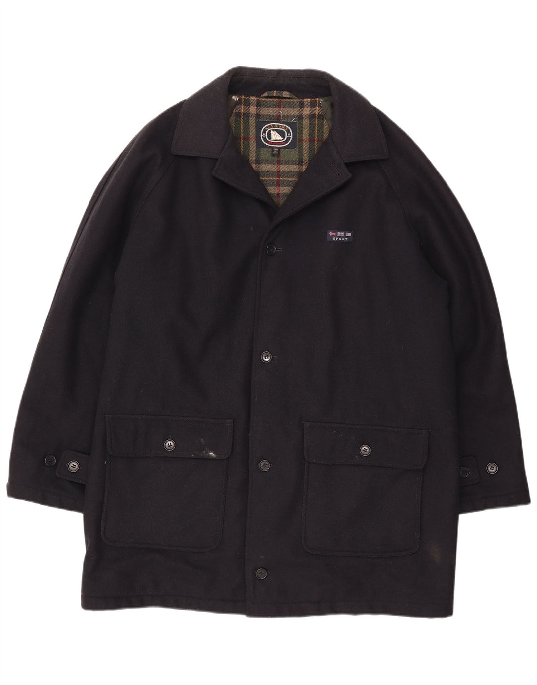 Мужское пальто Sea & Sky UK 42 XL, черное