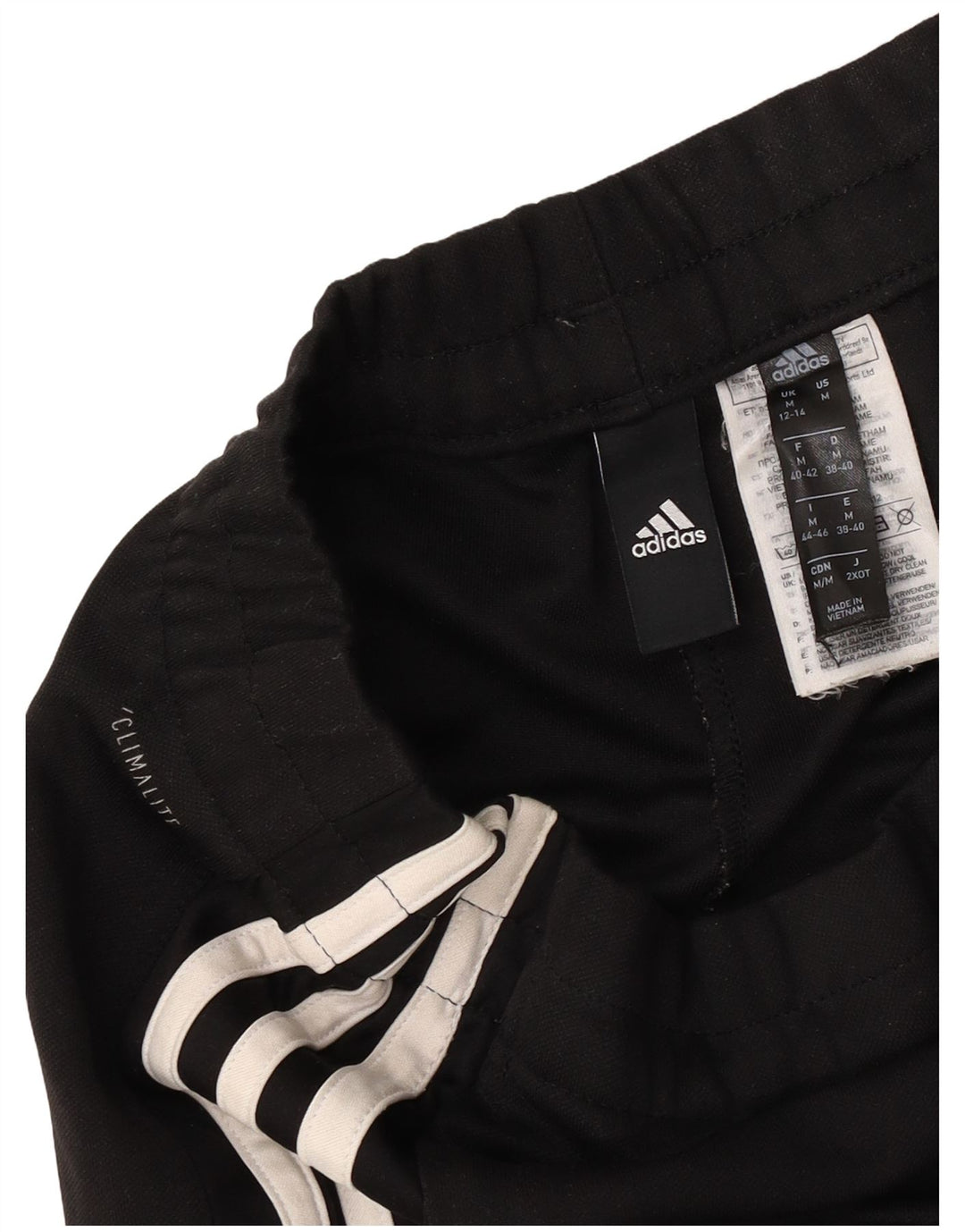 Женские спортивные брюки Adidas Climalite UK 12/14, средний черный полиэстер