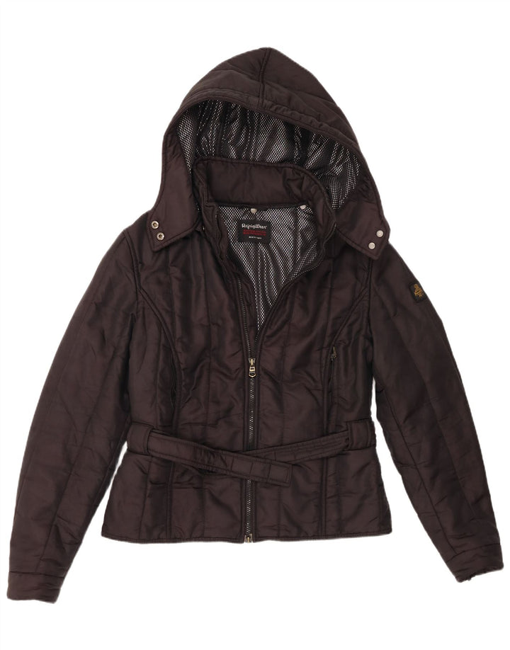 Женская ветровка Refrigiwear с капюшоном UK 16, большая, черная, полиамид