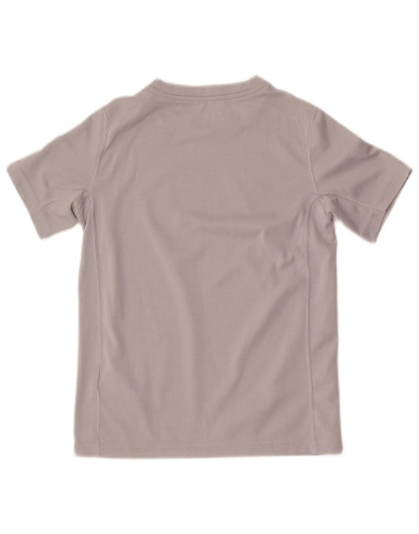 Футболка Nike Boys Dri Fit Standard с рисунком, 8–9 лет, маленький серый цвет
