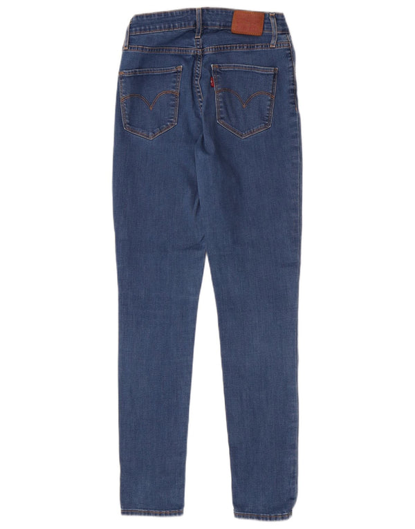 Женские джинсы скинни Levi's 721 с высокой посадкой W28 L29, синие, хлопковые, классические
