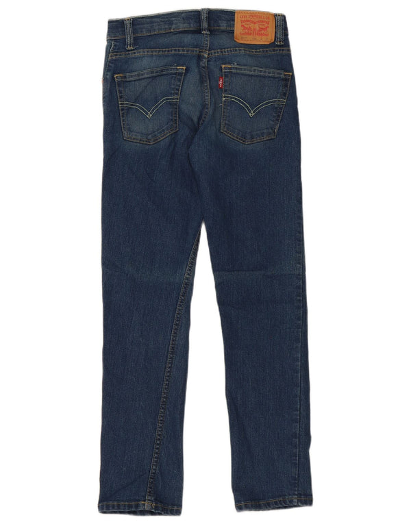 Джинсы Levi's 511 Slim для мальчиков 11–12 лет W26 L27, синий хлопок