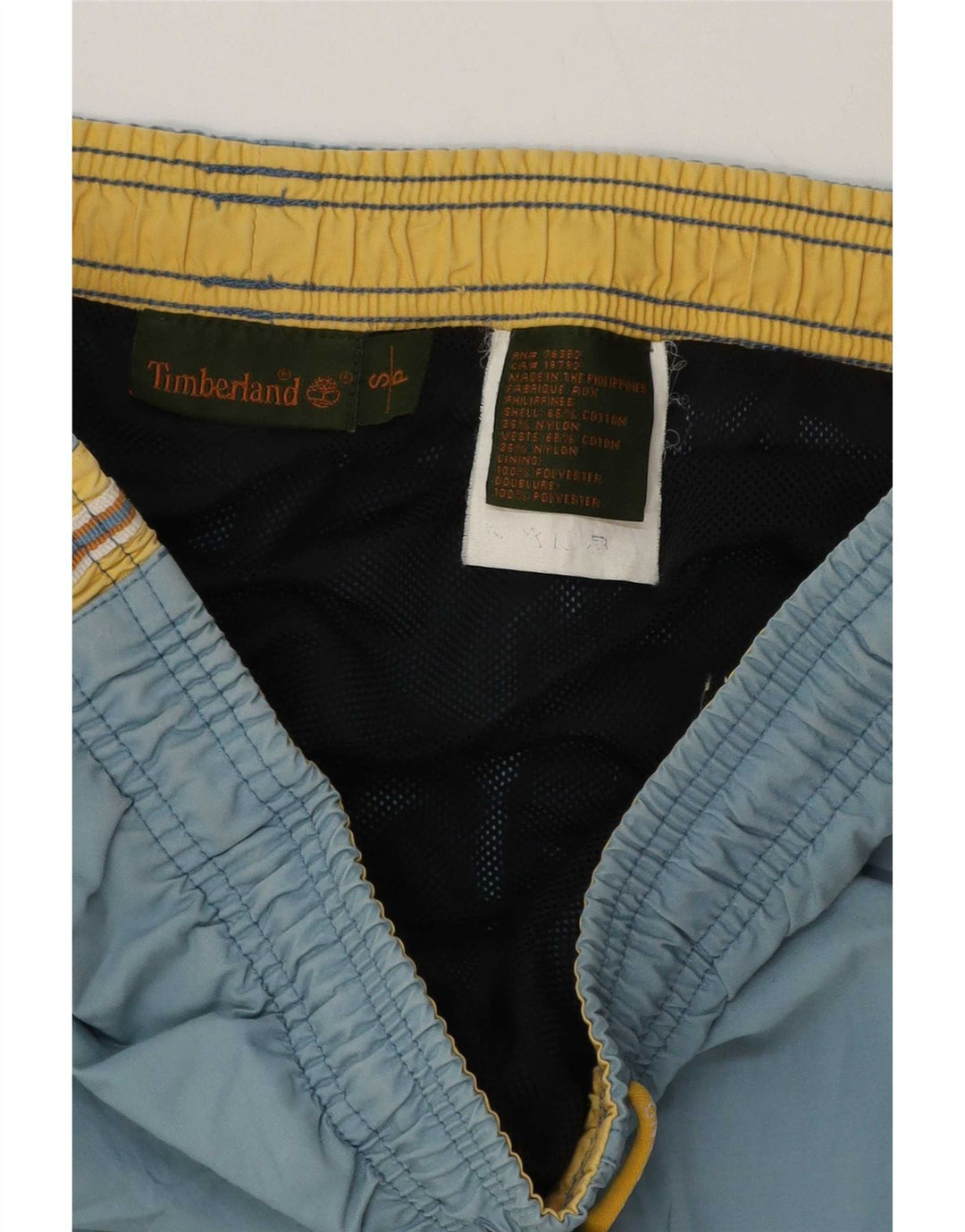 Мужские шорты для плавания Timberland, маленькие синие, полиэстер с цветными блоками