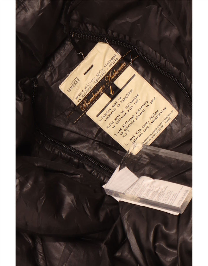 Женское стеганое пальто Bomboogie UK 16, большой черный полиэстер