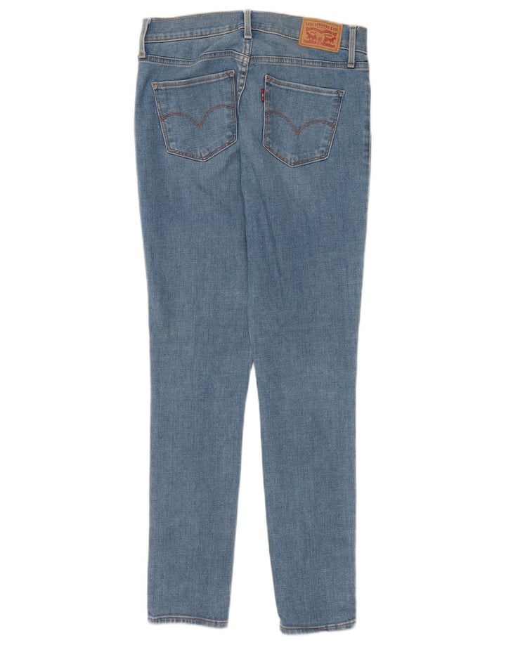 Женские джинсы скинни Levi's W28 L30 синие, хлопок