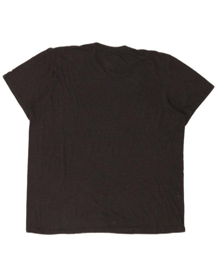 Мужская футболка с рисунком ADIDAS 2XL, черный полиэстер