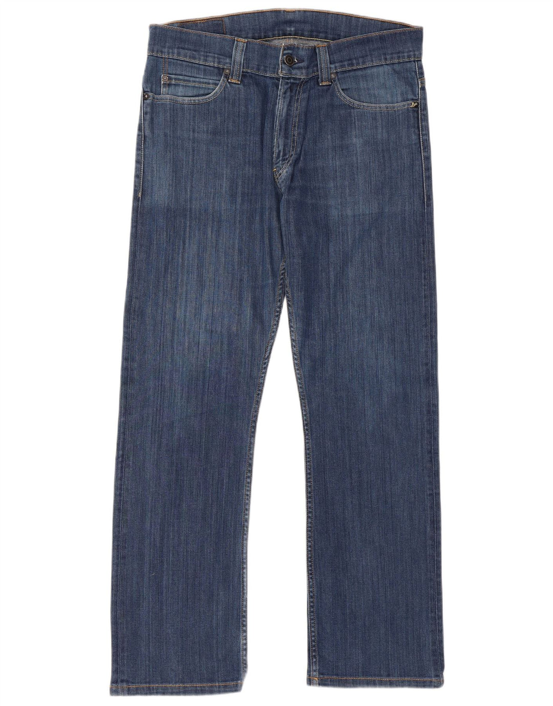 Мужские прямые джинсы Levi's 506 W34 L34 синие, хлопок