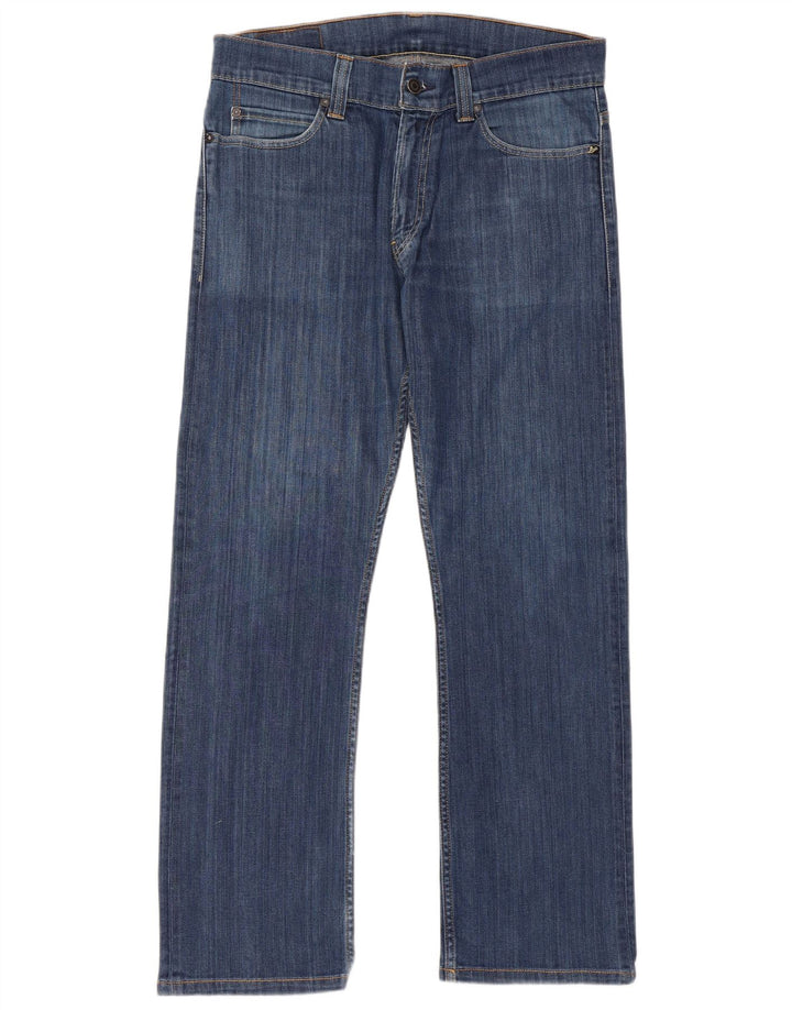 Мужские прямые джинсы Levi's 506 W34 L34 синие, хлопок