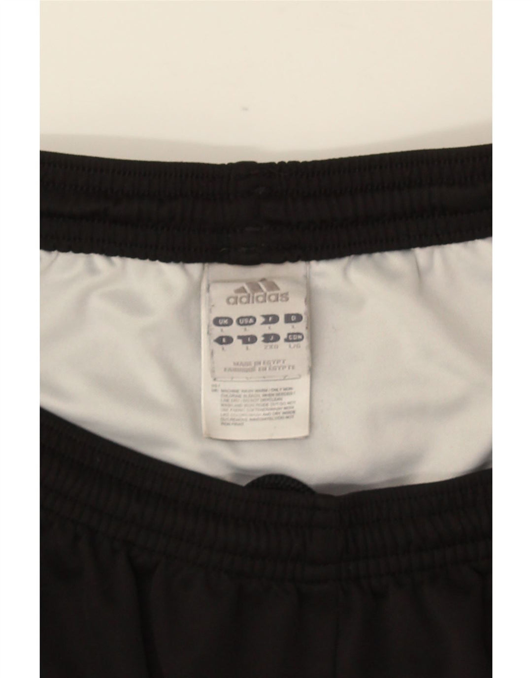 Мужские спортивные шорты Adidas Climalite, большие черные из полиэстера