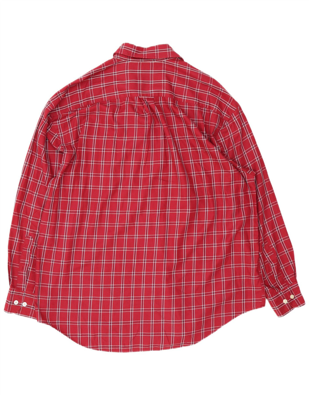 Мужская рубашка Nautica XL, хлопковая красная клетка