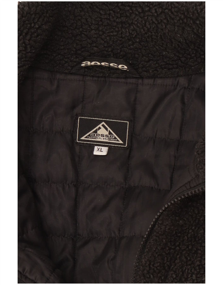 Мужская флисовая куртка Aesse UK 42 XL, черная
