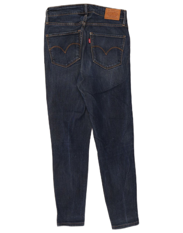 Женские укороченные джинсы скинни Levi's 721 с высокой посадкой W26 L25 синие из лиоцелла