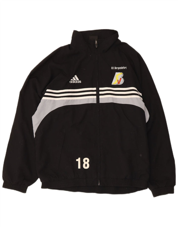 Adidas Мужской спортивный костюм с графическим рисунком IT 40/42 Средний черный с цветными блоками