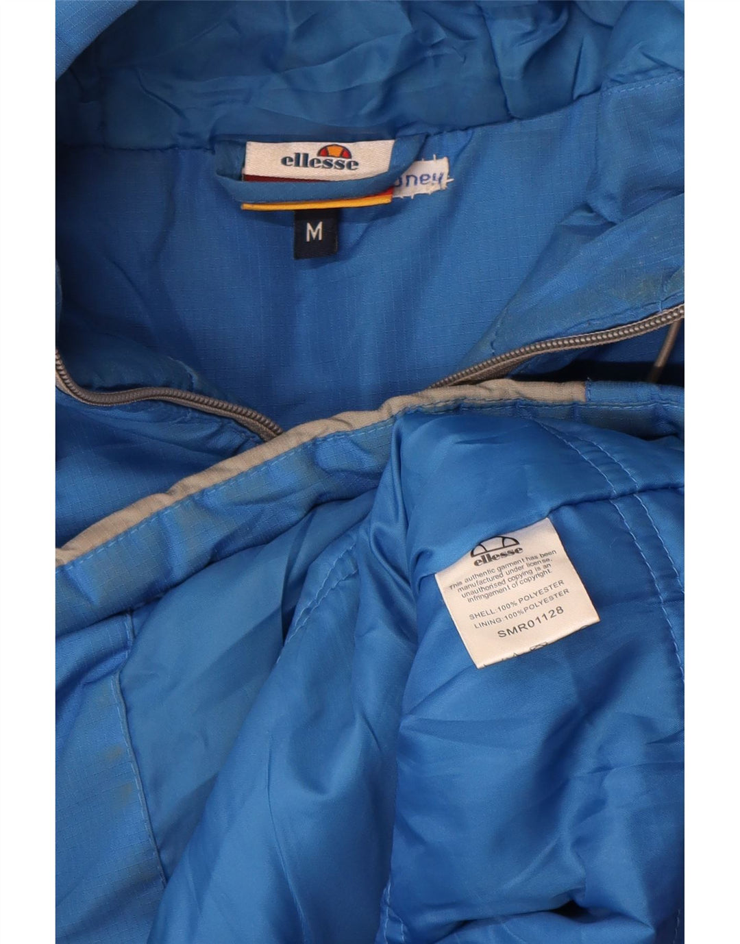 Мужская стеганая куртка Ellesse UK 38, средний разноцветный цветной блок