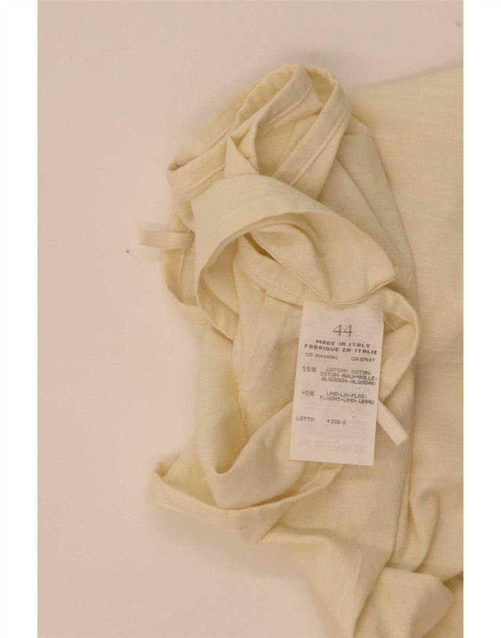 Женская мини-юбка с запахом Benetton IT 44 Medium W28 Бежевый хлопок