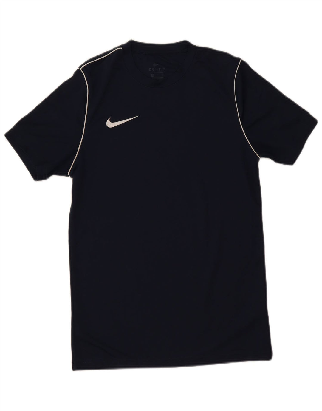 Мужская футболка Nike Dri Fit, маленький темно-синий полиэстер