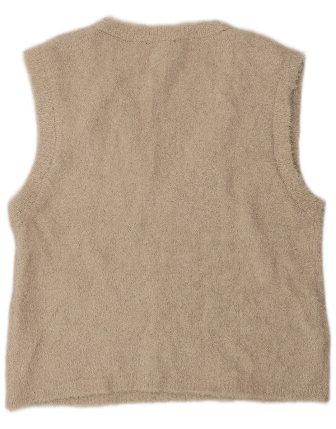 Женская майка Zara Vest UK 14, средний бежевый полиэстер