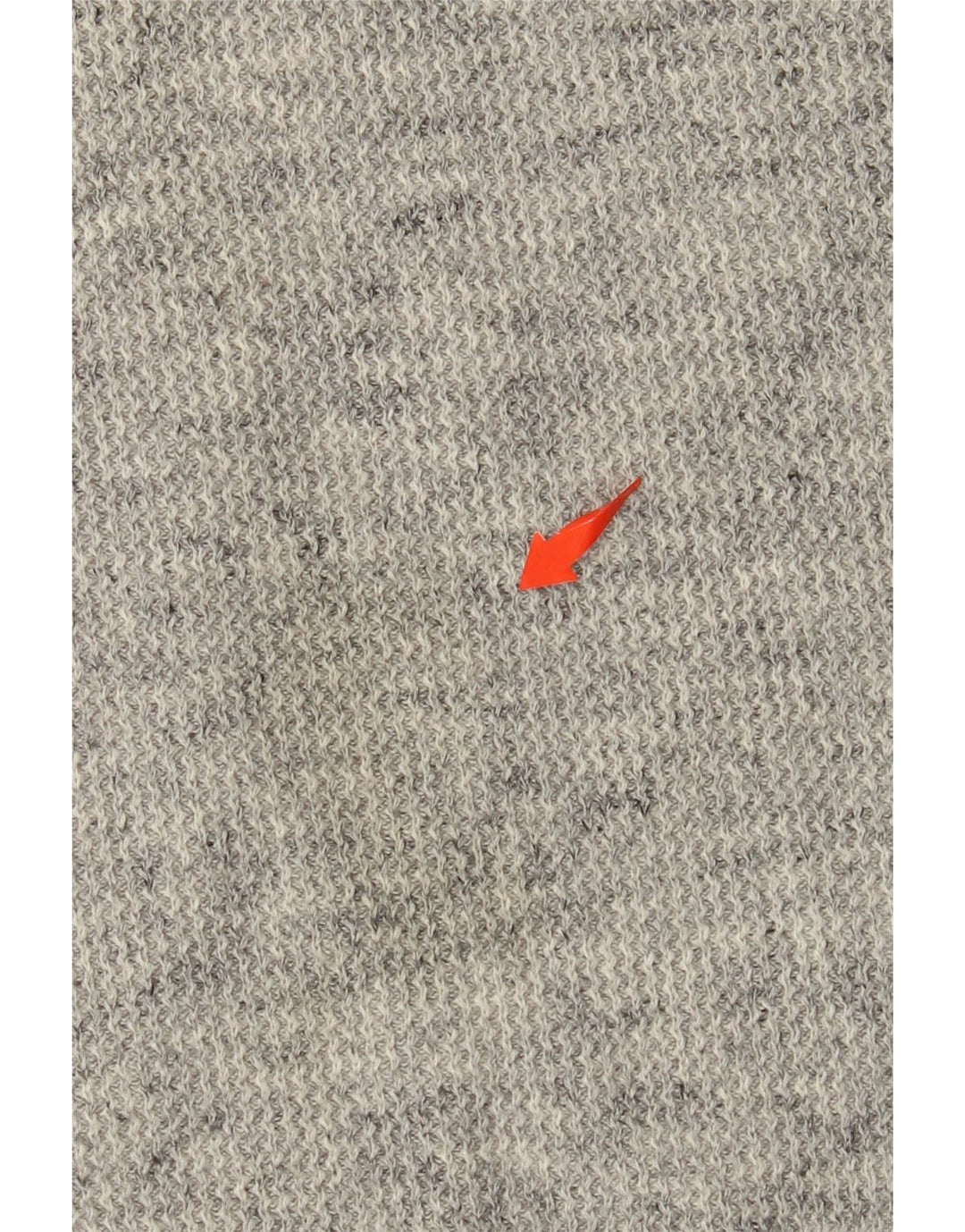 SUPERDRY Мужской свитер с круглым вырезом 3XL, серый хлопок с крапинками