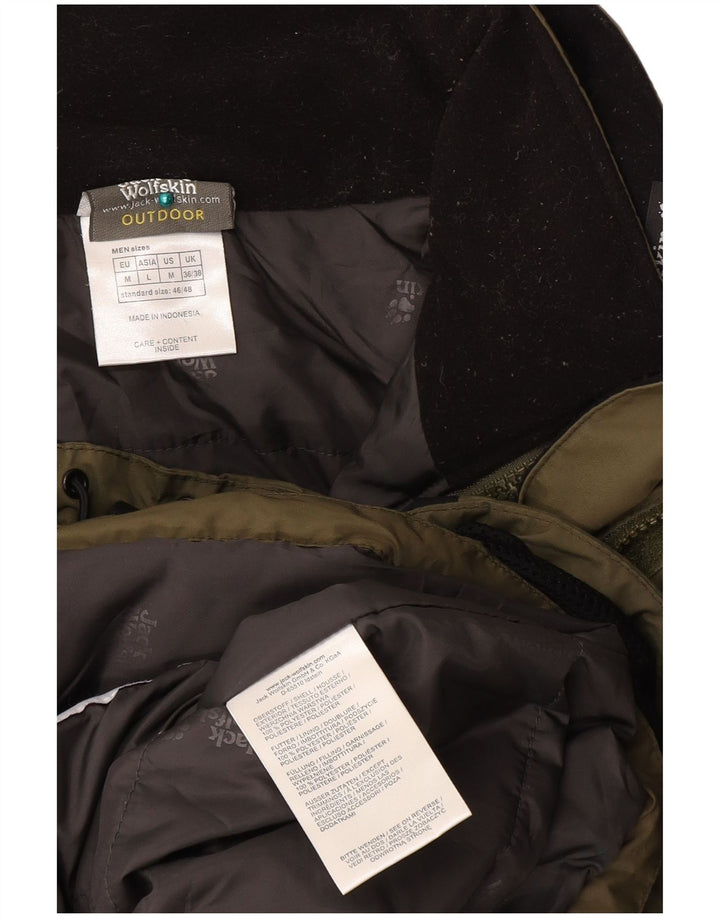 Мужская ветровка JACK WOLFSKIN UK 36/38, средний хаки, цветные блоки