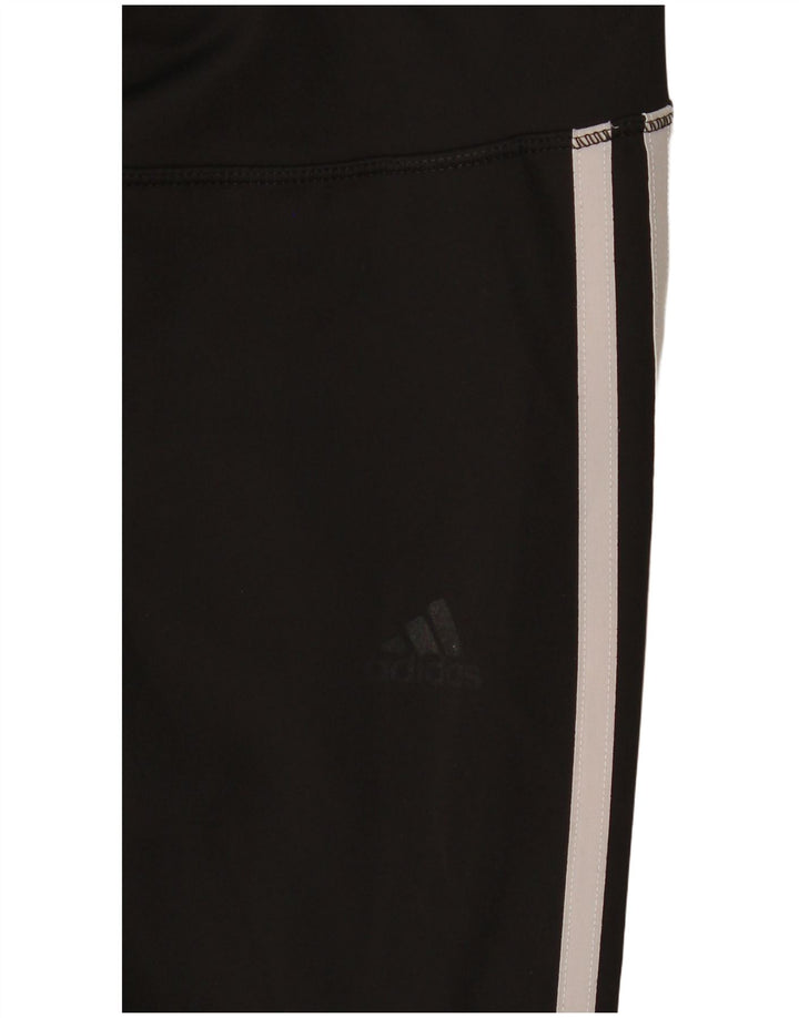Женские леггинсы Adidas Climalite UK 8/10, маленькие черные из полиэстера