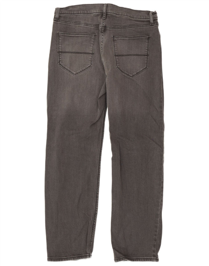 Мужские прямые джинсы Marks & Spencer W32 L29 серые, хлопковые