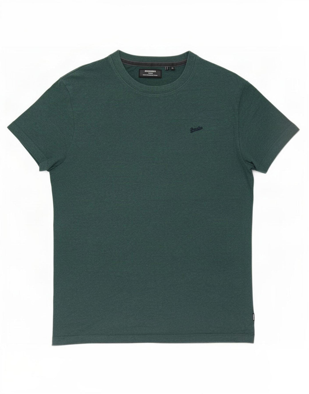 Мужская футболка Superdry Top из хлопка среднего зеленого цвета