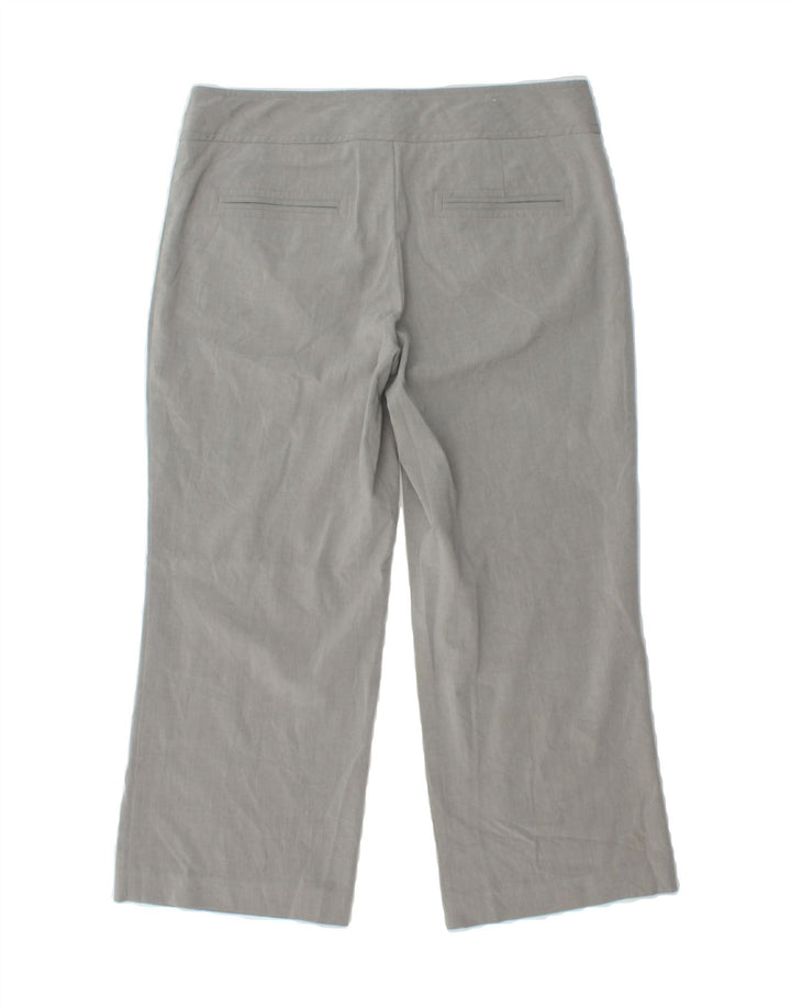 MOSSIMO Womens Straight Cropped Trousers US 4 Small W30 L24 Grey Polyester Vintage Mossimo and Second-Hand Mossimo from Messina Hembry 