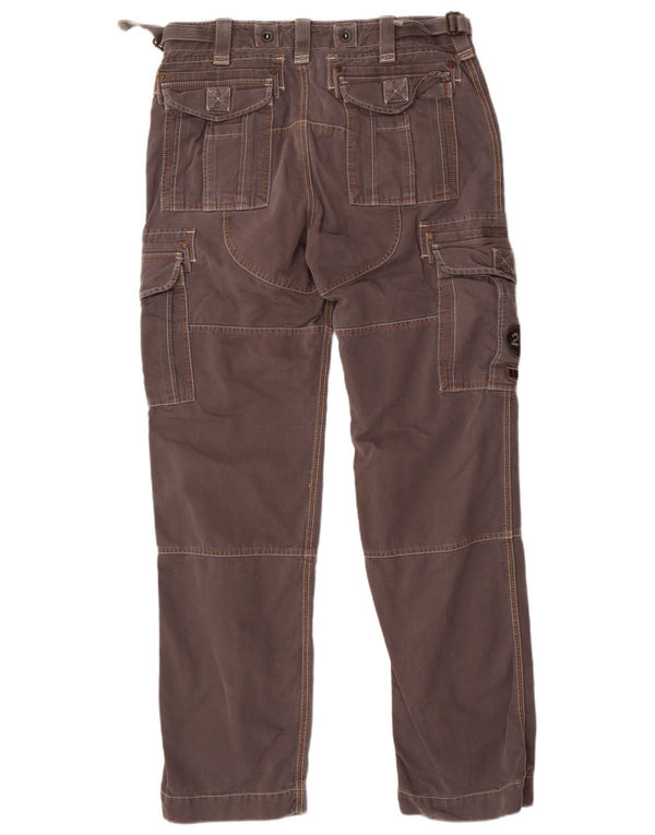 Мужские прямые брюки карго Aeronautica Militare IT 50 Large W34 L33 Серые