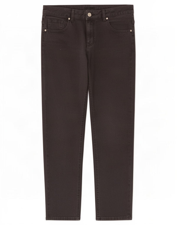 Женские прямые джинсы Hobbs UK 12 Medium W30 L26, черный хлопок