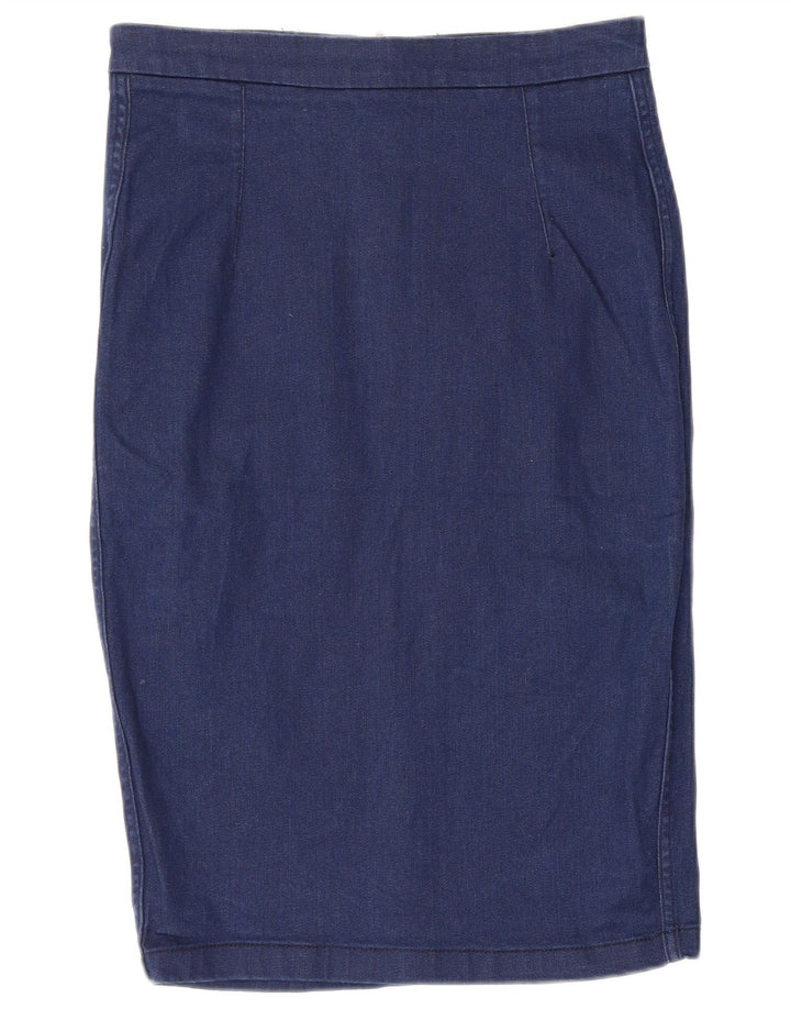 Женская джинсовая юбка Zara Medium W28 Синяя