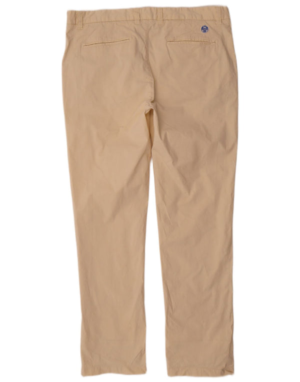 Мужские узкие брюки чинос North Sails W42 L34, бежевый хлопок