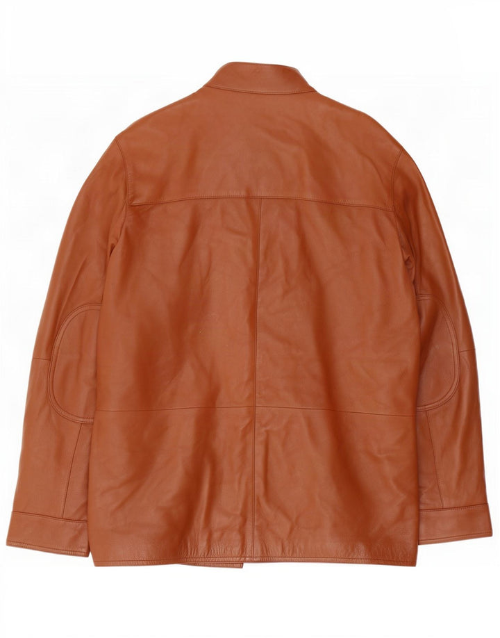 Мужская кожаная куртка Lakeland IT 42 XL Коричневая