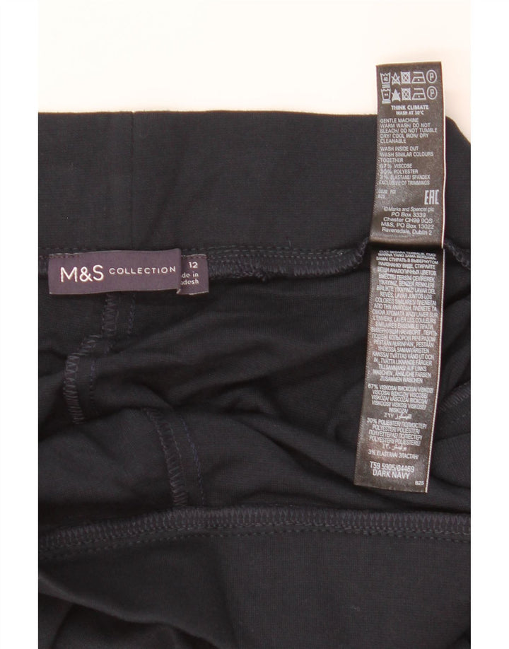 Женские повседневные брюки Marks & Spencer UK 12 Medium W30 L29 Темно-синие