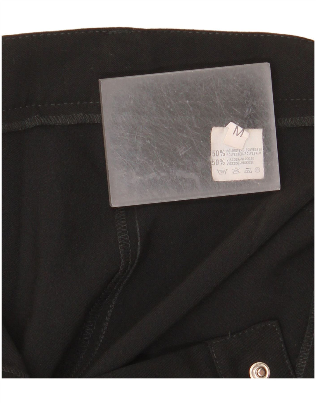 ВИНТАЖНЫЕ женские брюки чинос Bootcut, средний размер W30 L32, черный полиэстер