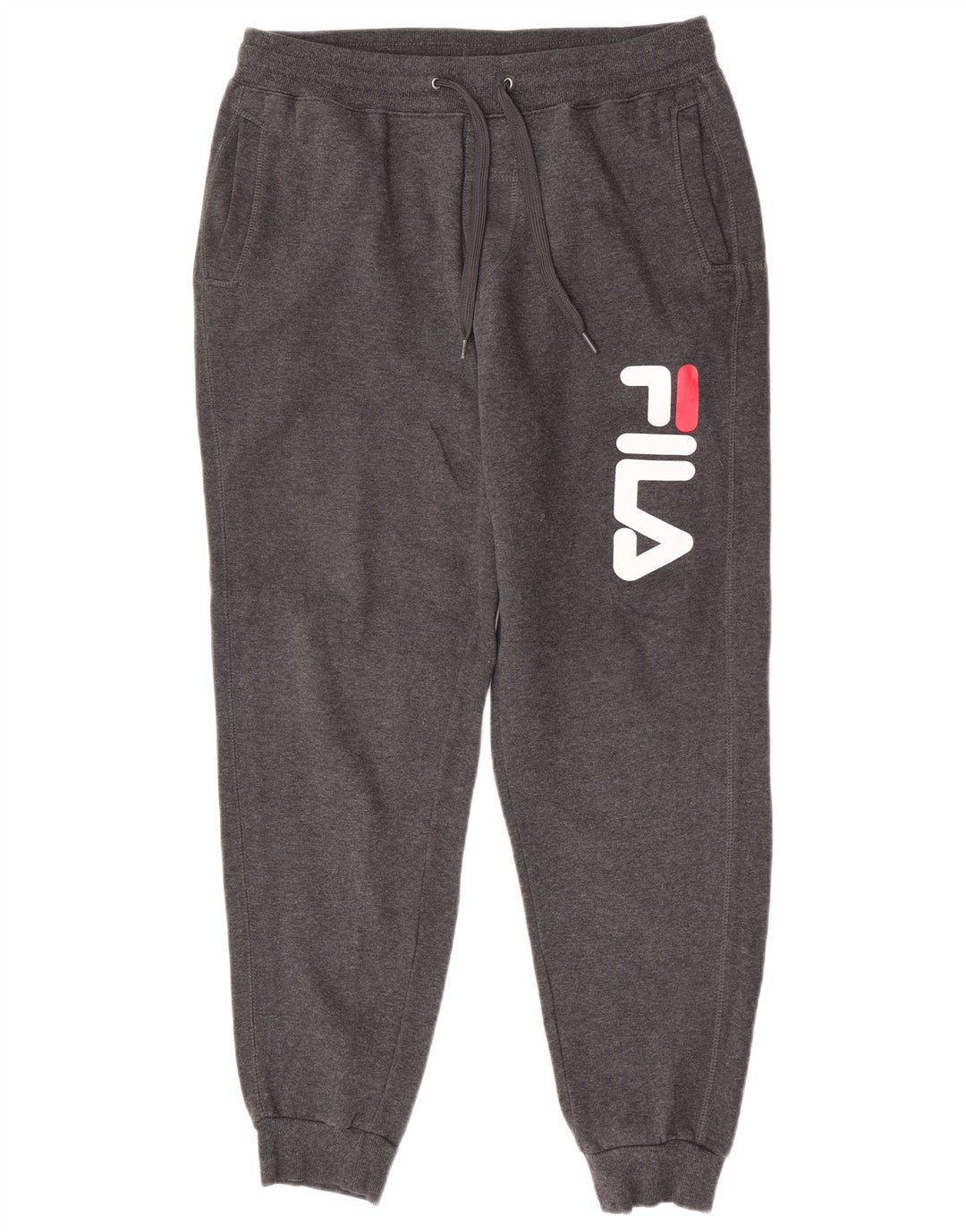 Fila Мужские спортивные брюки с рисунком IT 52, большой серый полиэстер