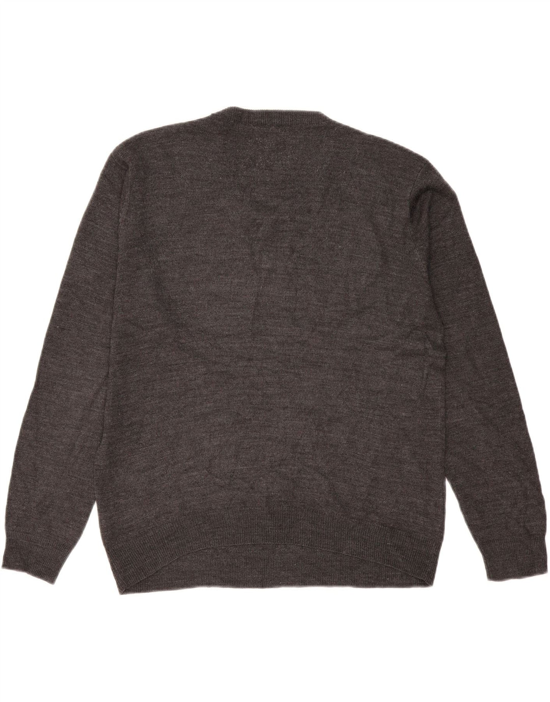 Мужской джемпер с v-образным вырезом Pierre Cardin, большой серый акрил