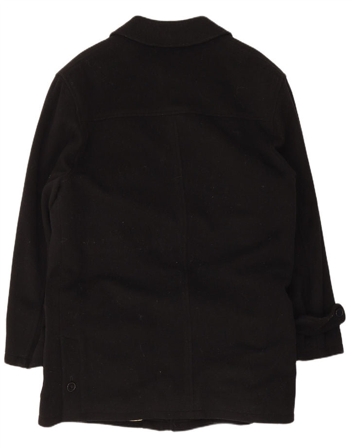 Мужское пальто Pierre Cardin IT 50, большое, черное, шерстяное